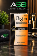 Bigen Permanent Powder Hair Color #58, Black Brown