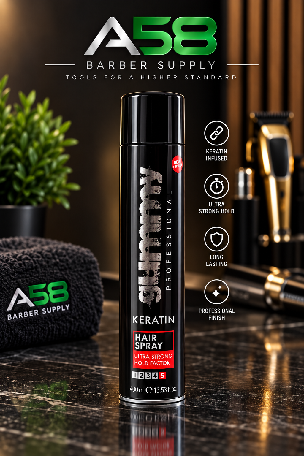Gummy Professional Keratin Hair Spray